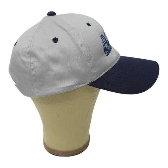 AC Wright Trucking Strapback Cap Embroidered Logo Trucker Baseball Hat Blue Gray - Picture 13 of 13